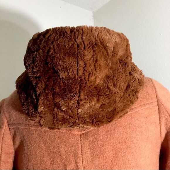 Cunkouyiyi Soft Orange Brick Coat Size M - Picture 10 of 16